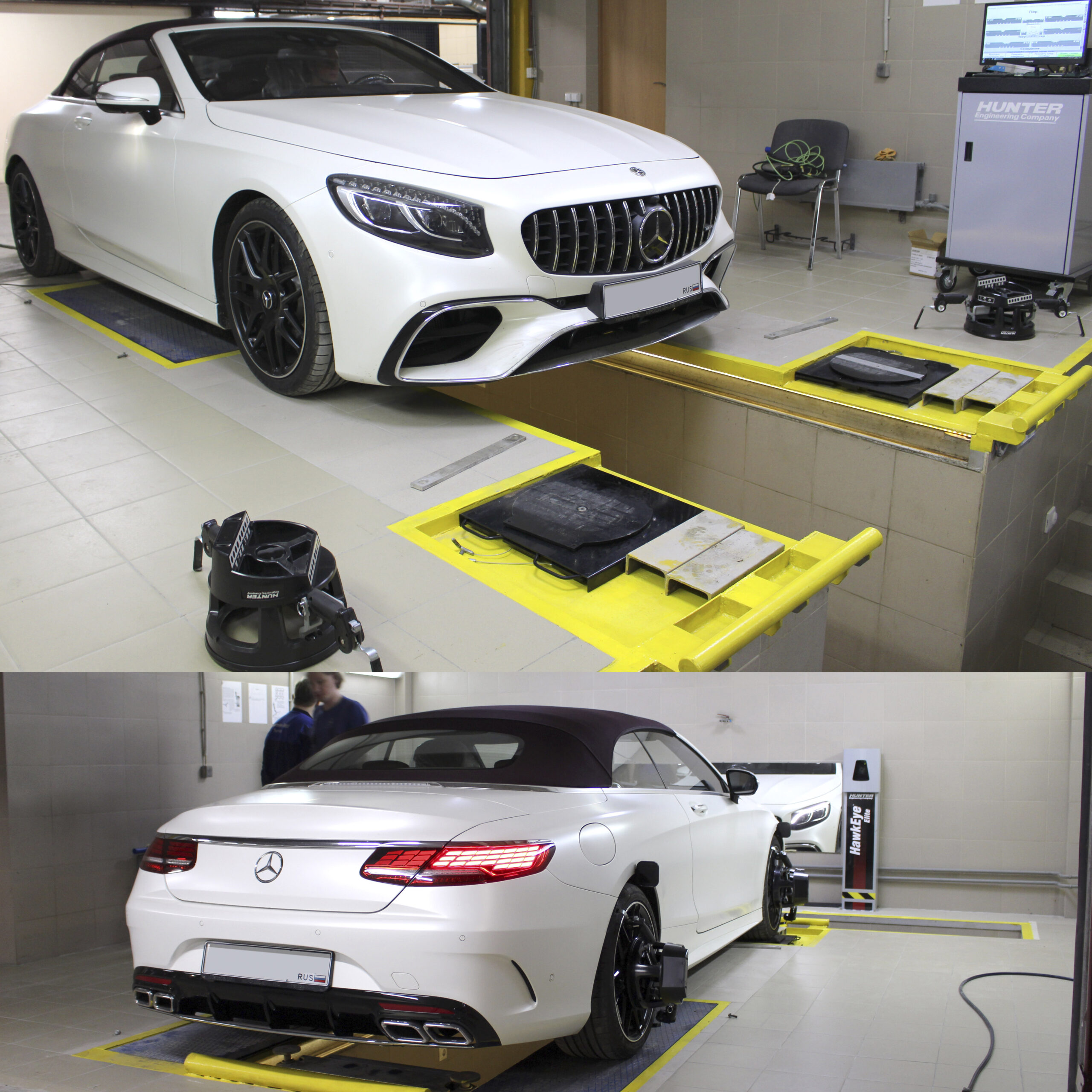 Сход-развал Mercedes-Benz